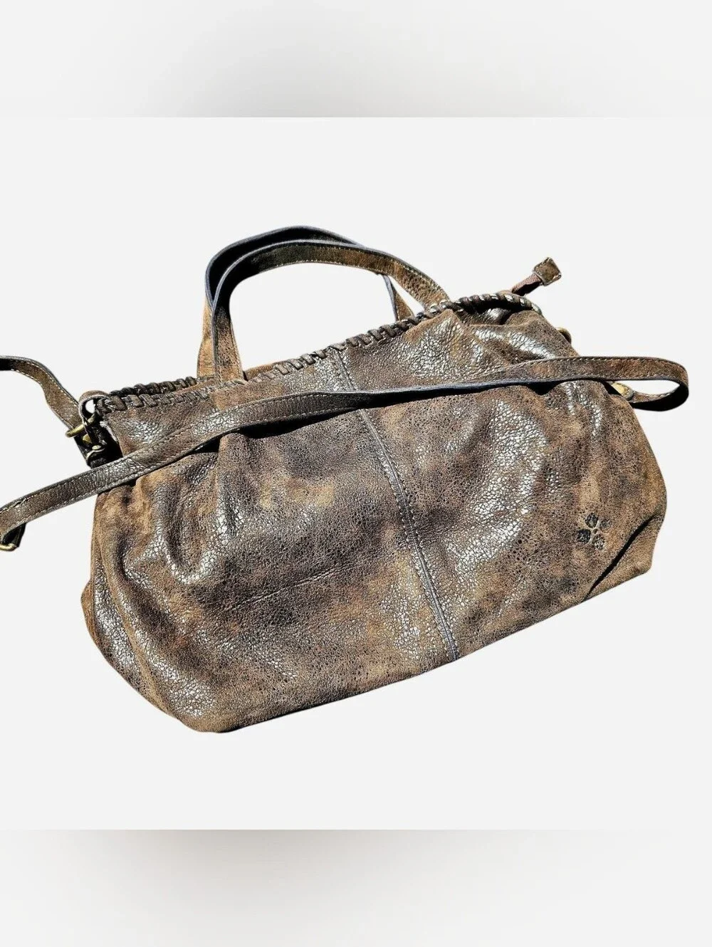 Vintage Italian Leather Satchel Bag
